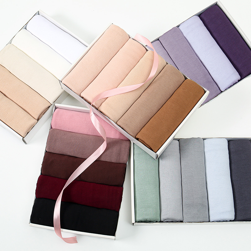 Head Wrap Turban - Premium Modal Pamuklu Jersey Eşarp Müslüman