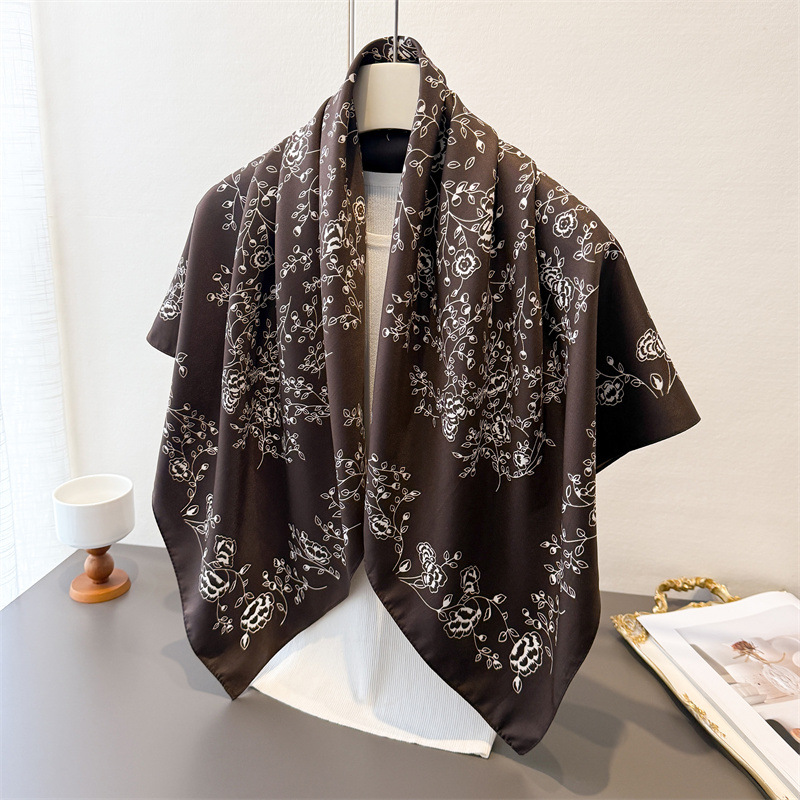 Lüks Vintage 90X90 cm Kare Eşa - Ascot Neck Scarf incelemesi ve fiyatı