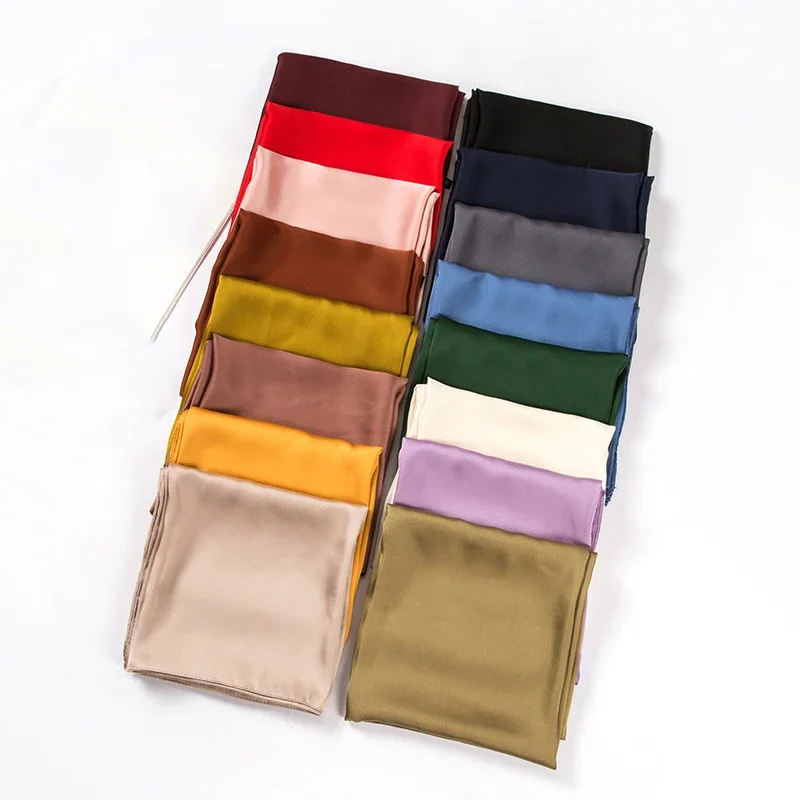 Saten Eşarp Kadın 70cm Düz Ren - Silk Neck Scarf incelemesi ve fiyatı