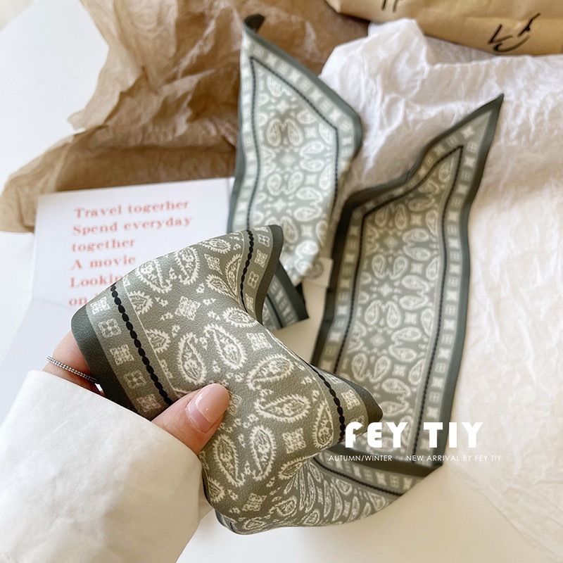 Set Serisi Ipek Saten Eşarp Ka - Ascot Neck Scarf incelemesi ve fiyatı