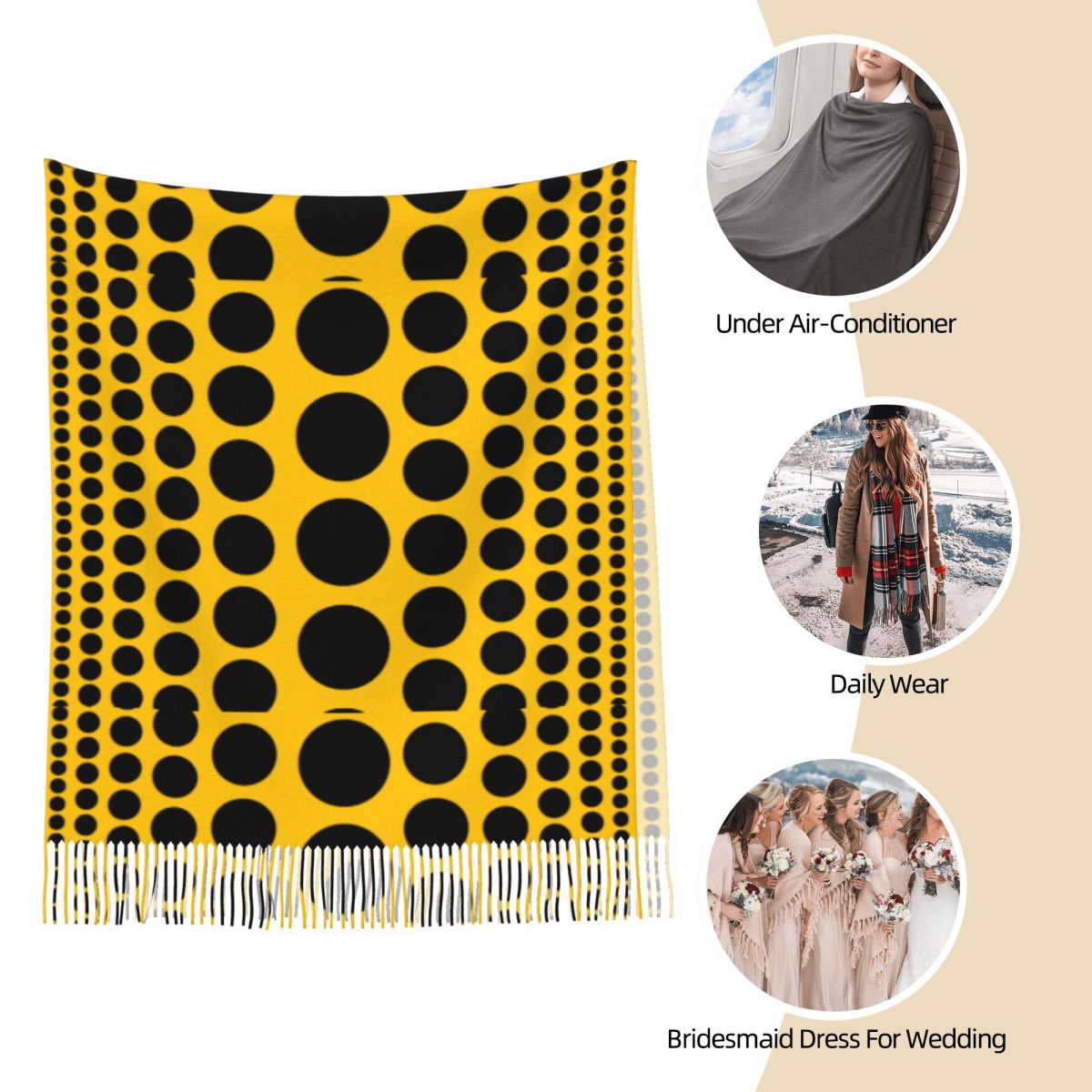 Kadınlar için Infinity Polka D - Infinity Scarf Knit incelemesi ve fiyatı