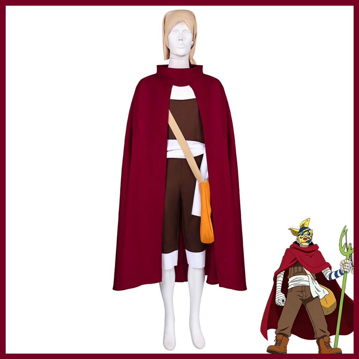 Anime Doğu Mavi Usopp Sogeking - Ascot Neck Scarf incelemesi ve fiyatı