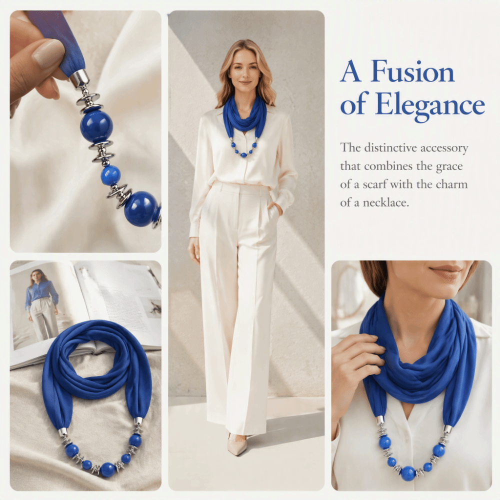 Şifon Eşarp Boncuklu Etnik Sti - Infinity Scarf Knit incelemesi ve fiyatı