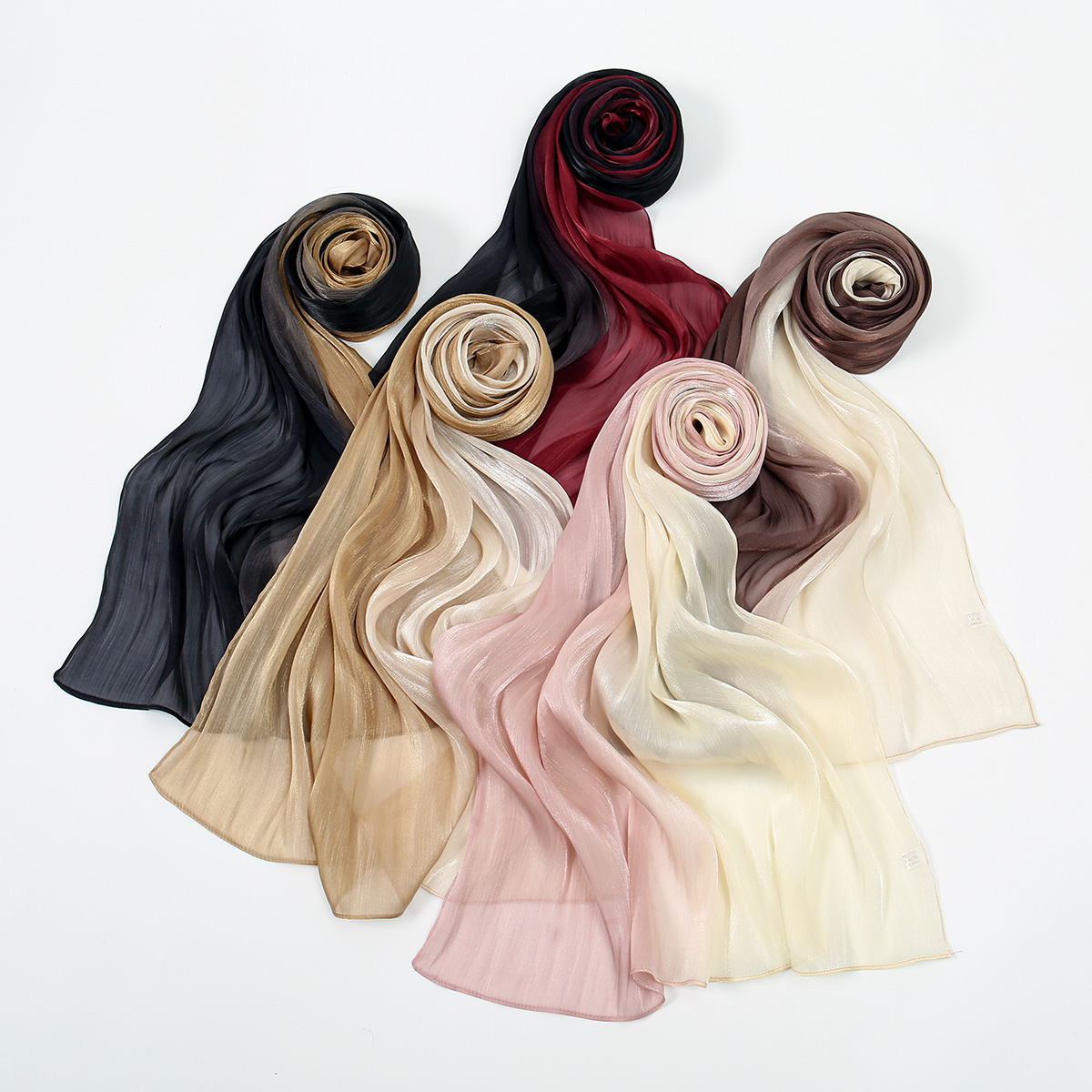 Gradyan Işıltılı İpek Eşarp Mü - Head Wrap Turban incelemesi ve fiyatı