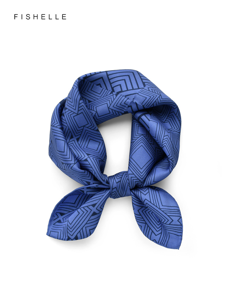 Çin klasik mavi beyaz porselen - Silk Neck Scarf incelemesi ve fiyatı