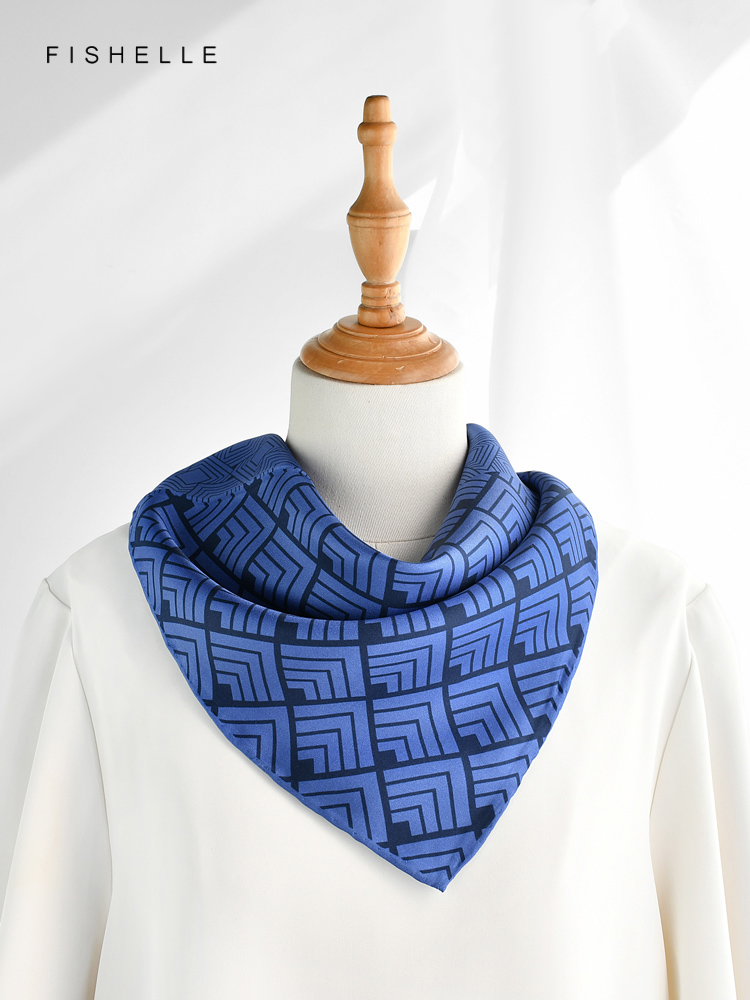 Çin klasik mavi beyaz porselen - Silk Neck Scarf incelemesi ve fiyatı