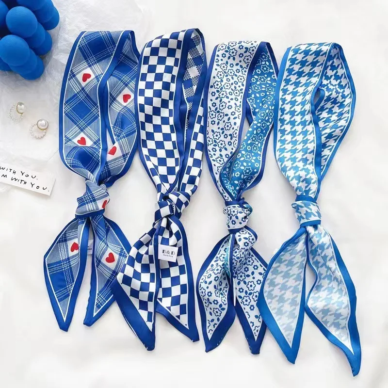 Klein mavi ipek eşarp Kadınlar - Silk Neck Scarf incelemesi ve fiyatı